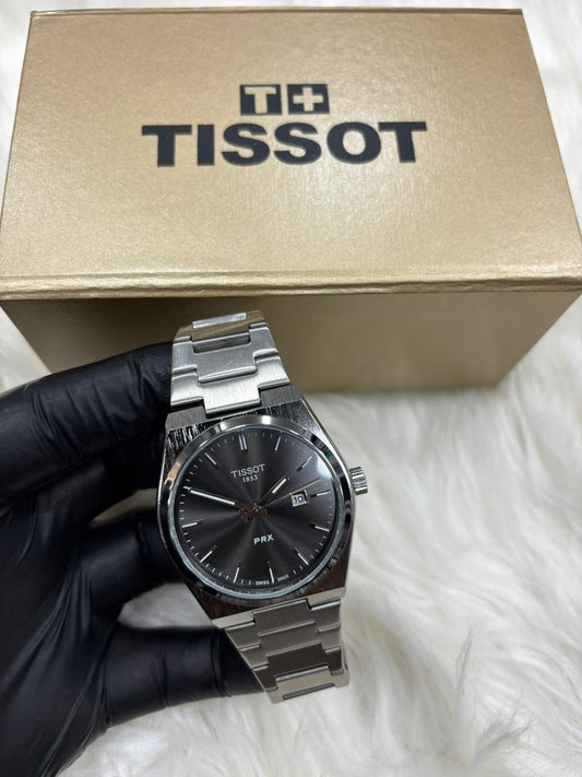 Premium Analog Tissot PRX Watch with Date Display